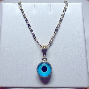 Evil Eye Necklace GOLD PLATED / Mal de Ojo Oro Laminado